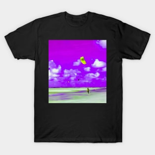 Lonely Kite Beach No. 7 T-Shirt